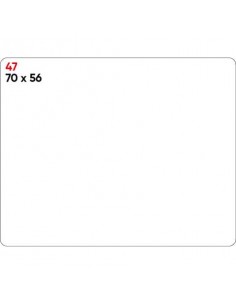 Etichette bianche permanenti Markin Copiatabu 70x56 mm - conf. 10 blister da 10 ff A4 - X11047