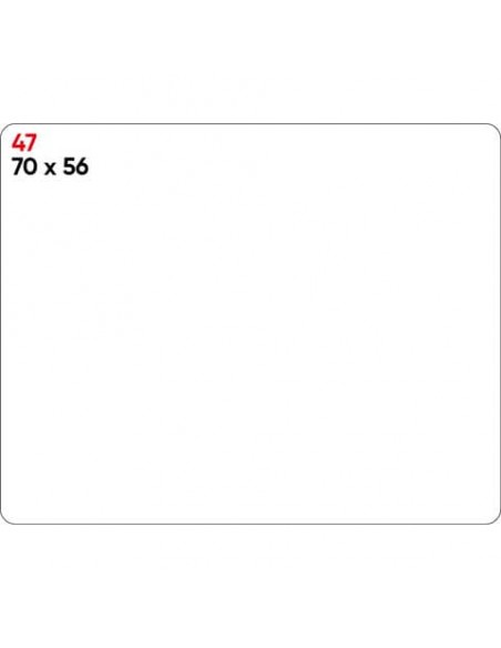 Etichette bianche permanenti Markin Copiatabu 70x56 mm - conf. 10 blister da 10 ff A4 - X11047