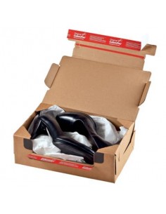 Scatola fustellata per e-commerce ColomPac conf. 10 pz - cartone ondulato avana formato M - 30x20x15 cm - CP069.04