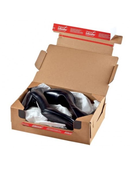 Scatola fustellata per e-commerce ColomPac conf. 10 pz - cartone ondulato avana - formato XL 40x30x20 cm CP069.08