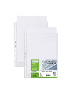 Buste in PP liscio Sei Rota Atla T Plus - altissimo spessore trasparente 25x35 cm - conf. 10 pezzi - 662535