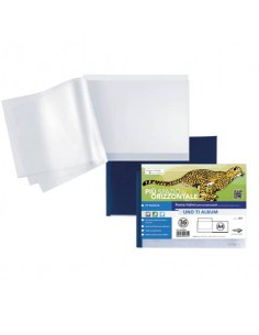 Portalistini UNO TI Sei Rota ad album PP buccia - A4 - 36 interni - blu - 55243607 CF.20 -14