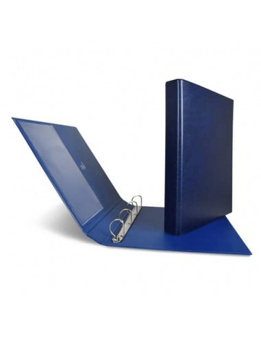 Raccoglitore Sei Rota Sanremo 2000 - 4 anelli D Ø 25 mm - 22x30 cm dorso 4 cm blu - 34308407