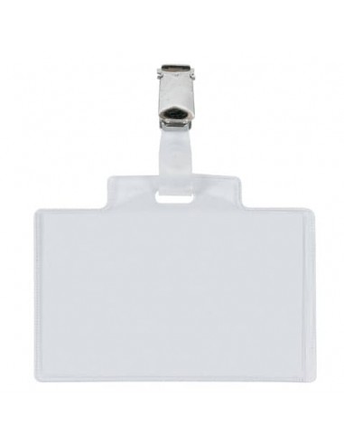 Targa portabadge con clip Sei Rota PASS 3E - formato 9