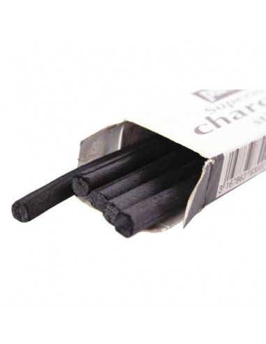 Carboncini naturali CWR 120 mm colore grigio carbone - conf. 8 pezzi - 4557