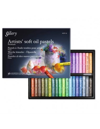 Pastelli a olio tondi per artisti Mungyo Gallery conf. 36 colori assortiti - 12762/36