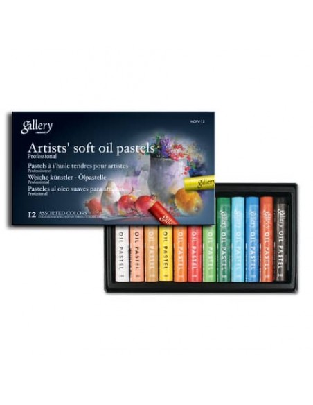 Pastelli a olio tondi per artisti Mungyo conf. 48 colori assortiti - 12762/48