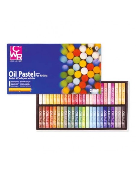 Pastelli ad olio tondi CWR 48 colori assortiti - MY/MOP48