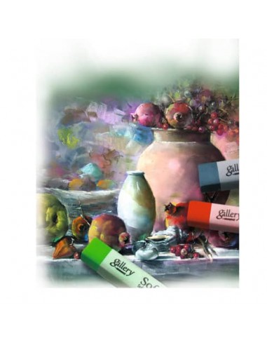 Pastelli morbidi quadrati Mungyo Gallery colori assortiti - conf. 12 pezzi - 06558