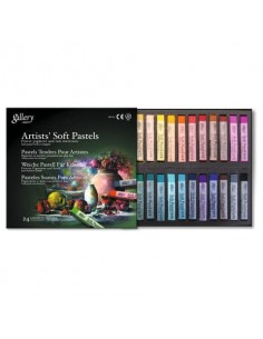 Pastelli morbidi quadrati Mungyo Gallery colori assortiti - conf. 24 pezzi - 06558/24