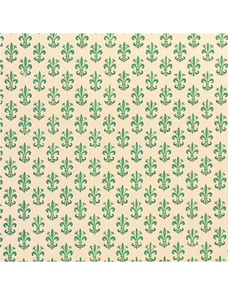 Rotolo carta lavabile per cassetti Sadoch - 50 cm x 5 m fantasia giglio verde - X33X5-771