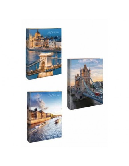 Album tasca città Lebez formato album 22x32 cm formato foto 13x19 cm - 2277