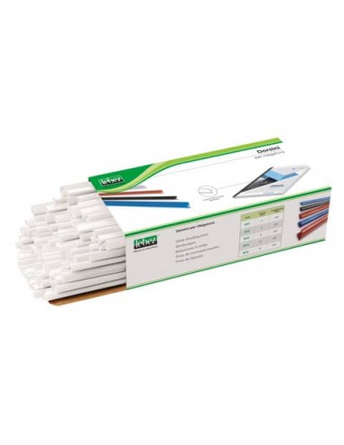 Dorsini tondi in PVC Lebez - dorso 10 mm - colore bianco - 874-B