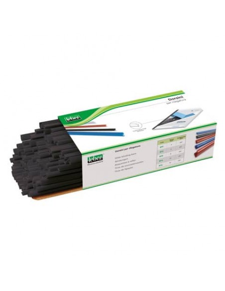Dorsini tondi in PVC Lebez - dorso 10 mm - colore nero - 874-N