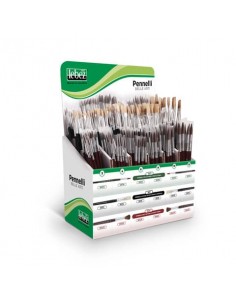 Espositore 324 pennelli Lebez punte e materiali assortiti - 81007