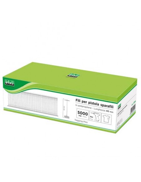 Fili per pistola sparafili Lebez formato 65 mm - conf. 5000 pezzi - 5268