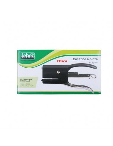 Mini cucitrice a pinza Lebez 15 fogli - colori assortiti - 2411