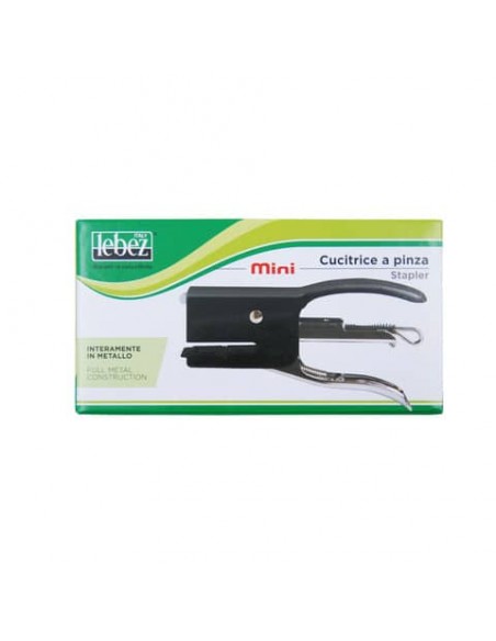 Mini cucitrice a pinza Lebez 15 fogli - colori assortiti - 2411