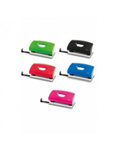 Perforatore 2 fori Lebez - 10 fogli - colori assortiti - 1260