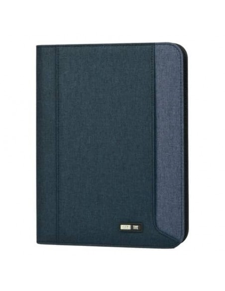 Portablocco City Time Dual A4 in tessuto tecnico - 26x34 cm - blu - 61501