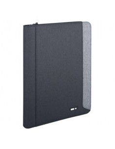 Portablocco City Time Dual A4 in tessuto tecnico - 26x34 cm - nero - 61500