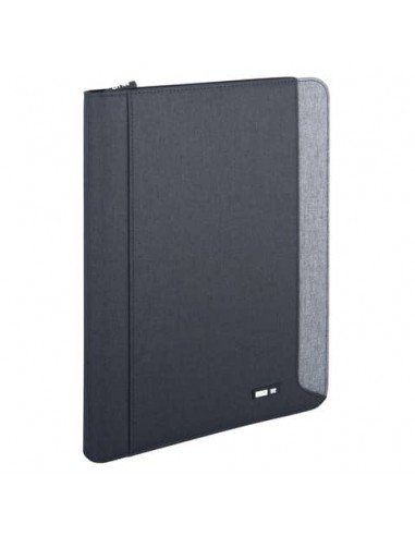 Portablocco City Time Dual A4 in tessuto tecnico - 26x34 cm - nero - 61500