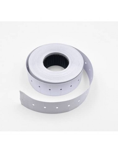 Rotolo etichette per prezzatrice Lebez colore bianco - 10 rotolini da 1000 etichette - 169
