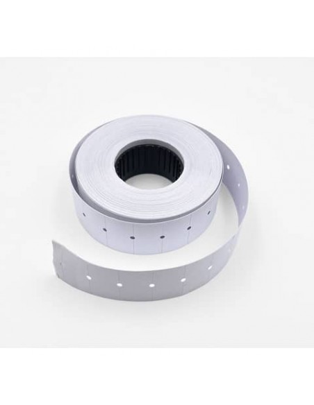 Rotolo etichette per prezzatrice Lebez colore bianco - 10 rotolini da 1000 etichette - 169