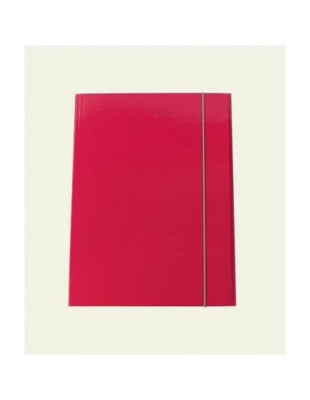 Cartella a tre lembi con elastico Cartotecnica del Garda 25x34 cm 0