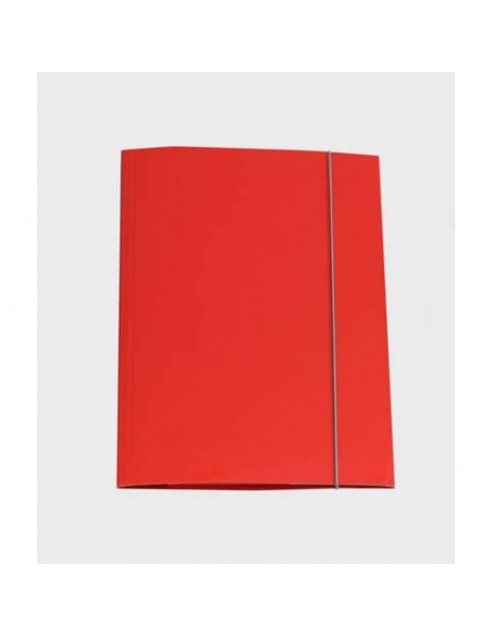 Cartella a tre lembi con elastico Cartotecnica del Garda 25x34 cm 0