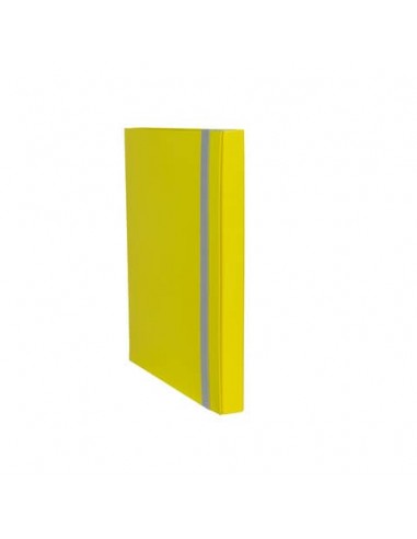 Cartella a tre lembi in presspan Cartotecnica del Garda 35x50 cm colore giallo - CG0080PDXXXAN04