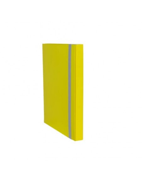 Cartella a tre lembi in presspan Cartotecnica del Garda 35x50 cm colore giallo - CG0080PDXXXAN04
