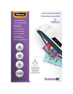 Pouches Fellowes Enhance 80 confezione da 100 pezzi Formato A5 5306002