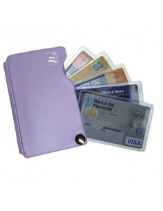 Portacarte Alplast Pokercard a 5 scomparti - colori assortiti pastello - 905P