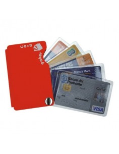 Portacarte Alplast Pokercard 5 scomparti - colori assortiti - 905