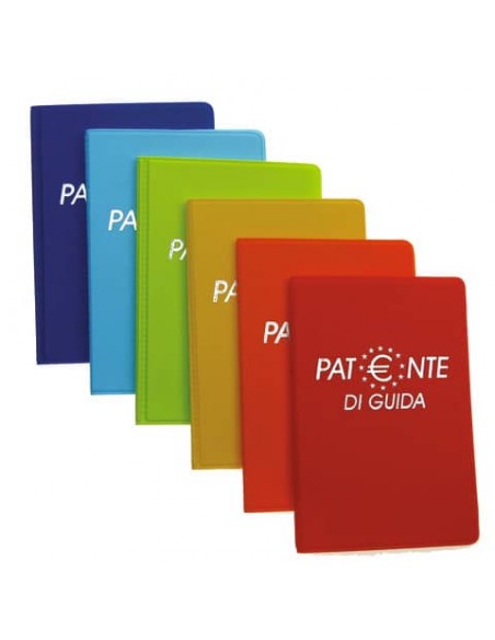 Portapatente europea Alplast a due scomparti colori assortiti 1006NC