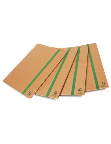 Cartellina a tre lembi con elastico Euro-cart dorso 4 cm colore avana - 37x29