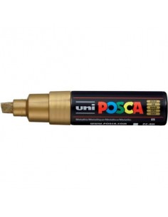 Marcatore Uni Posca punta large colore oro M PC8K ORO