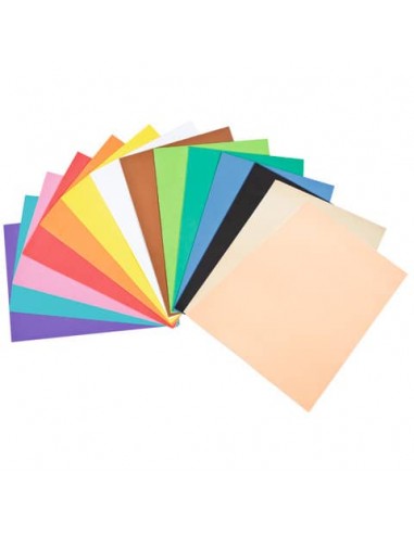 Foam in gomma Nikoffice EVA formato A4 colori assortiti non adesivo - conf. 10 fogli - 23NIK130