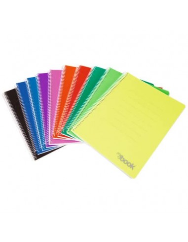 Quaderno spiralato Nikoffice 70 g formato A6 - 1 rigo - 30NIK040/7