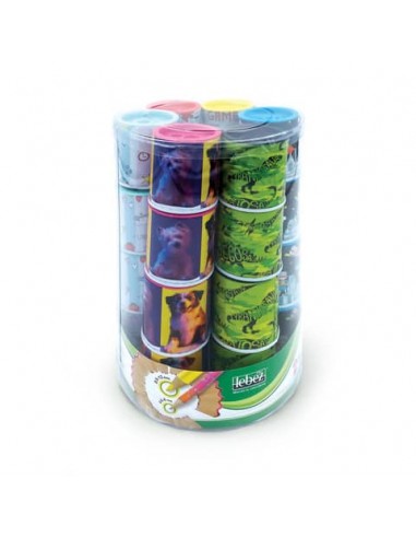 Temperatatite lattina Lebez con serbatoio 2 fori - conf. 24 pz - 334