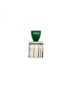 Timbro datario Lebez - altezza carattere 5 mm - 179