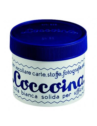 Barattolo in plastica di colla Coccoina 125 g con pennello - 126082000