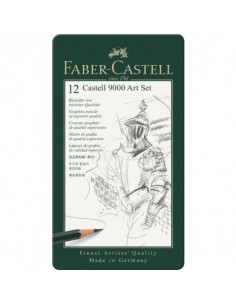 Set matite Faber-Castell 9000 gradazioni da 8B a 2H 12 gradazioni assortite 119065