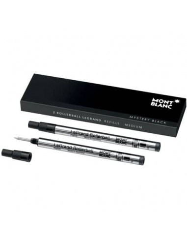 Refill per penna roller Montblanc modello LeGrand - nero - conf. 2 pezzi - MB128225