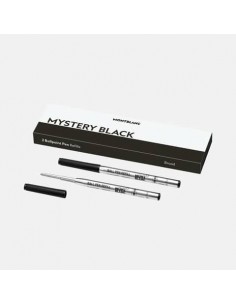 Refill per penne a sfera Montblanc punta broad - nero - conf. 2 pezzi - MB128212