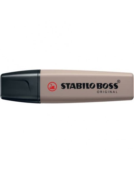 Evidenziatori Stabilo Boss Nature Colors colore cenere - conf. 10 pezzi - 70/193