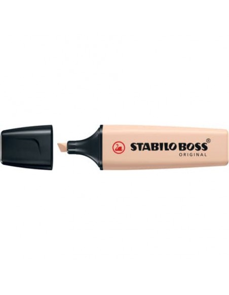 Evidenziatori Stabilo Boss Nature Colors colore sabbia - conf. 10 pezzi - 70/186