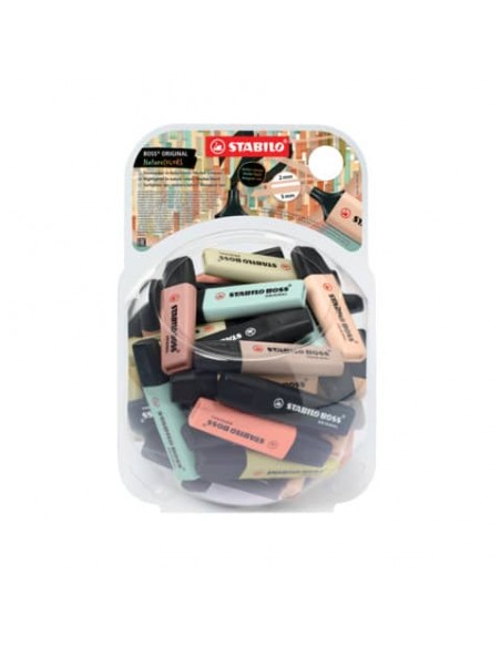 Stabilo Boss Nature Colors - colori assortiti - boule 60 pezzi - 70/60-2-1