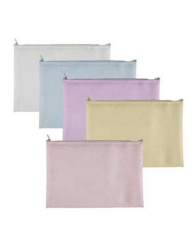 Busta Plastibor con ZIP in EVA colori pastello - A5 P0432890